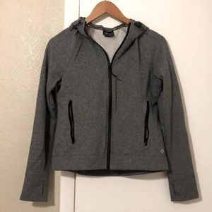 GapFit grey zip up hoodie